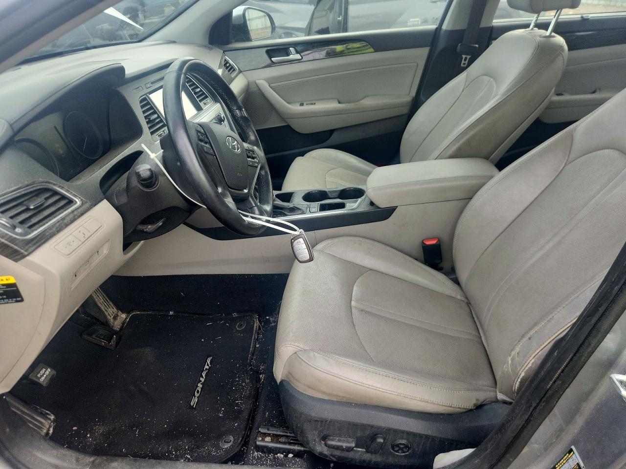 2015 Hyundai Sonata Limited Gray vin: 5NPE34AFXFH227358