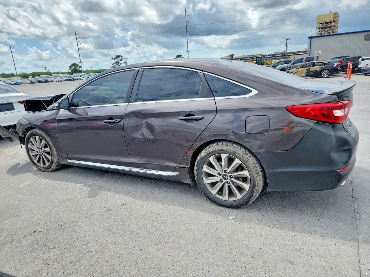 2015 Hyundai Sonata Sport Gray vin: 5NPE34AFXFH232141