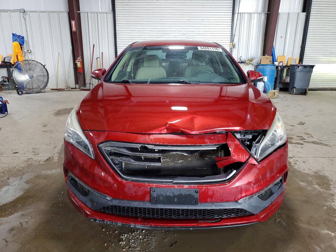 2015 Hyundai Sonata Sport Red vin: 5NPE34AFXFH234911