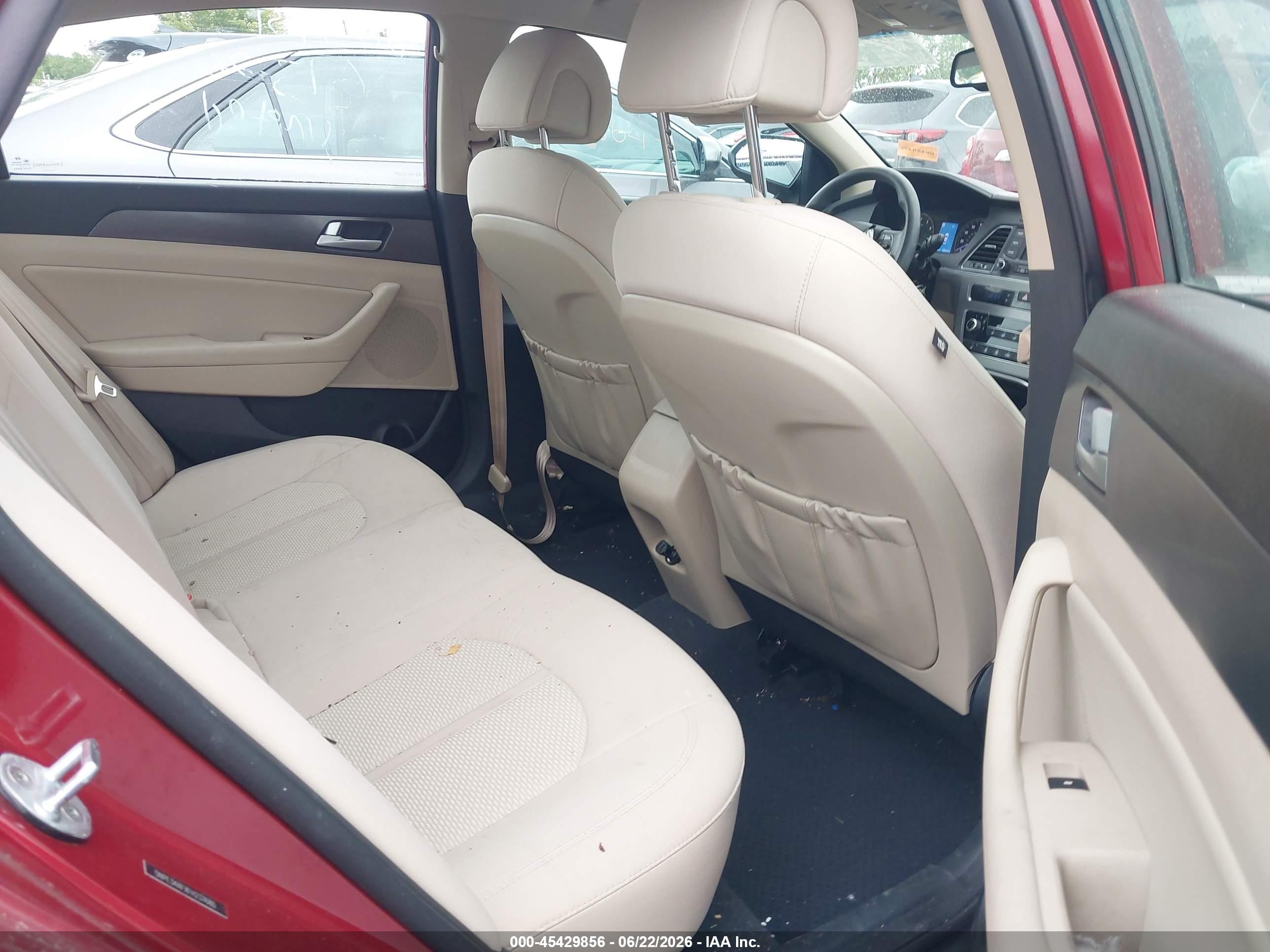 2015 Hyundai Sonata Sport Red vin: 5NPE34AFXFH237680