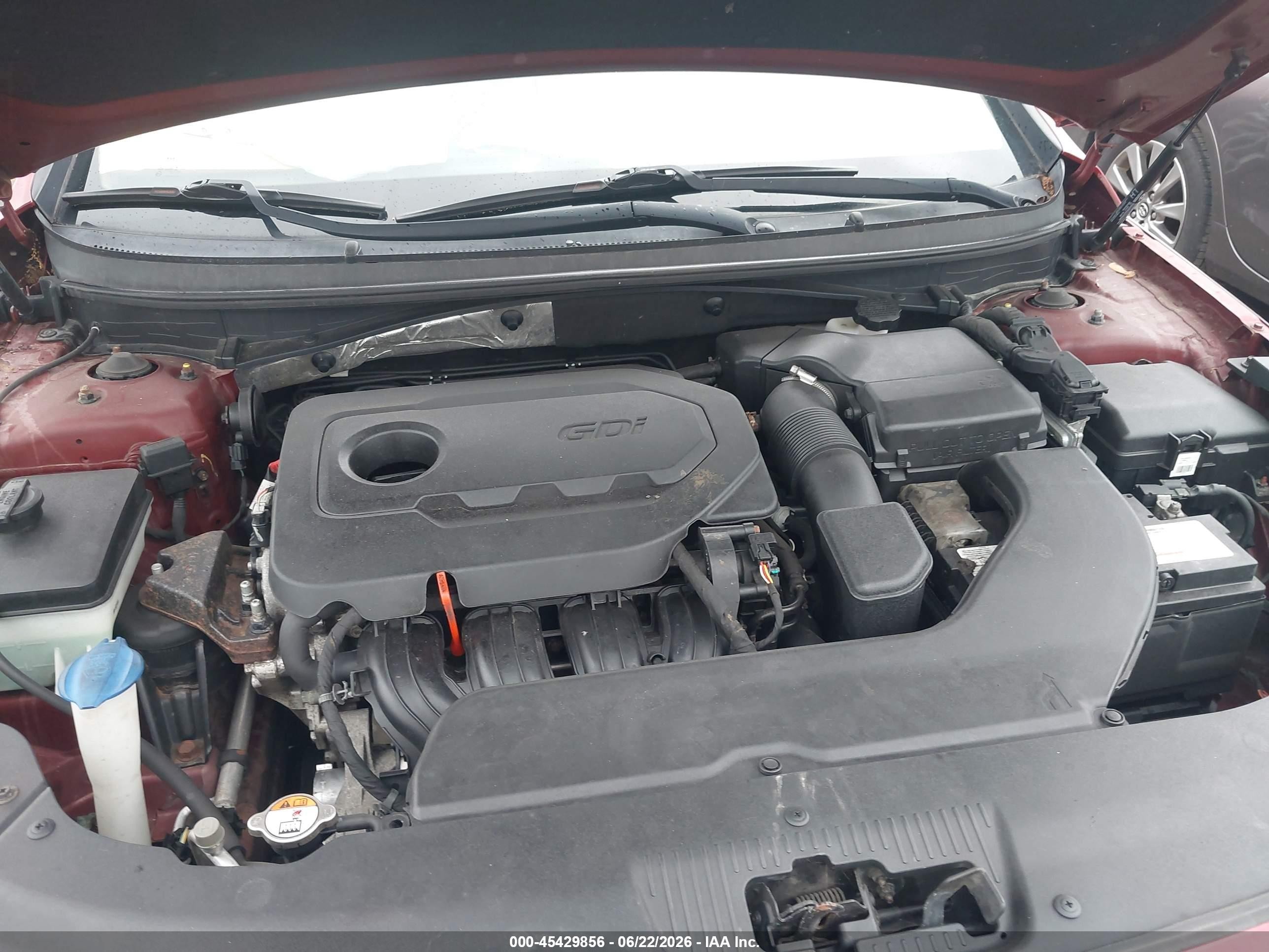 2015 Hyundai Sonata Sport Red vin: 5NPE34AFXFH237680