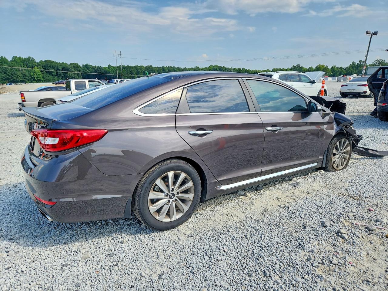 2015 Hyundai Sonata Sport Gray vin: 5NPE34AFXFH243222