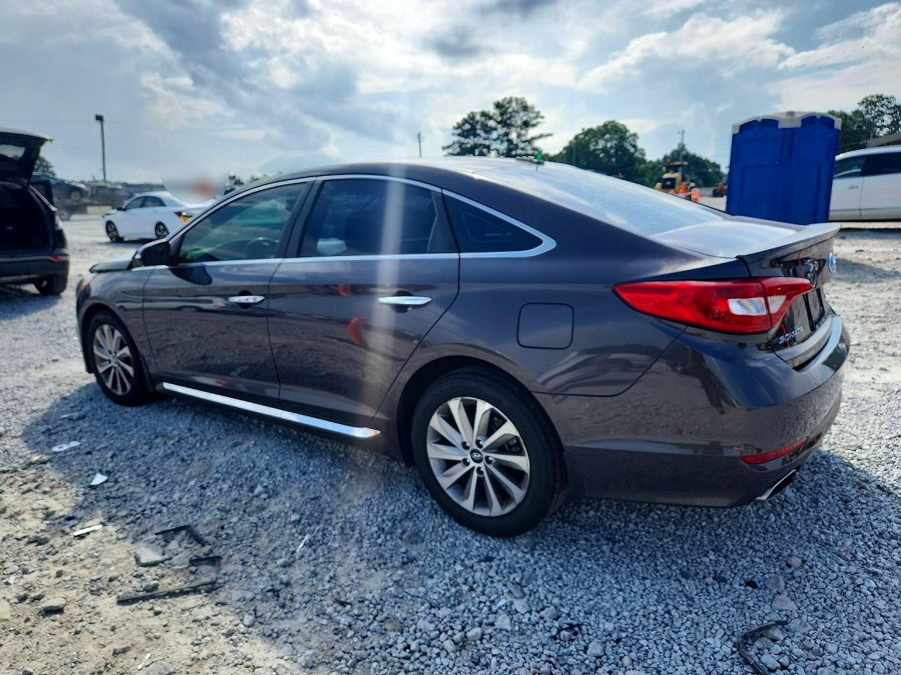 2015 Hyundai Sonata Sport Gray vin: 5NPE34AFXFH243222