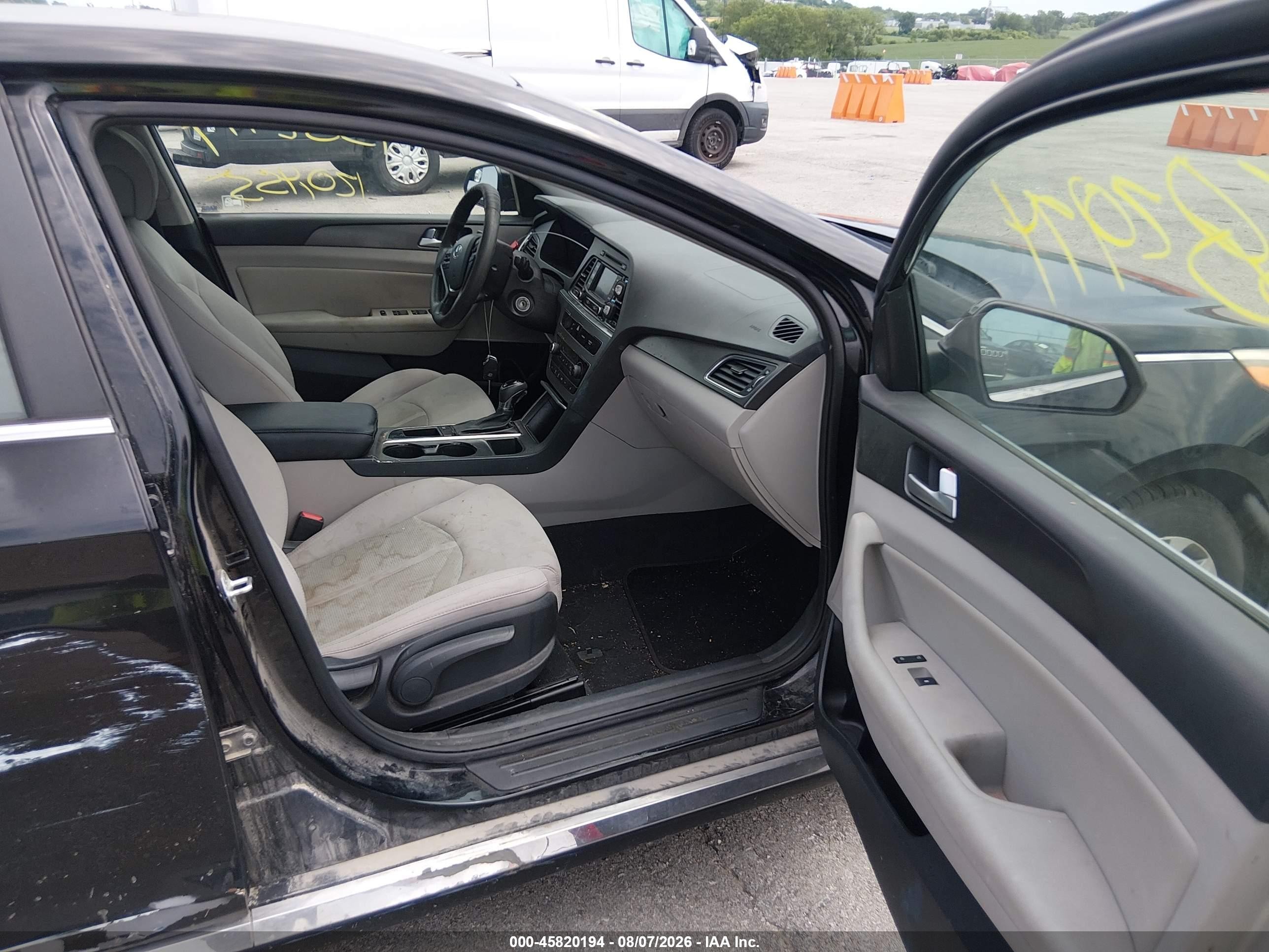 2015 Hyundai Sonata Sport Черный vin: 5NPE34AFXFH251577