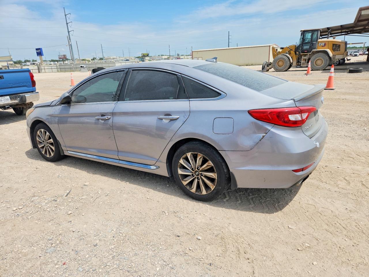 2015 Hyundai Sonata Sport Silver vin: 5NPE34AFXFH259002