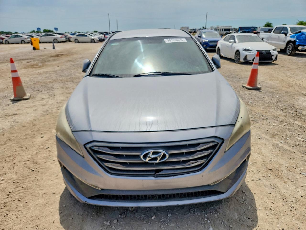 2015 Hyundai Sonata Sport Silver vin: 5NPE34AFXFH259002