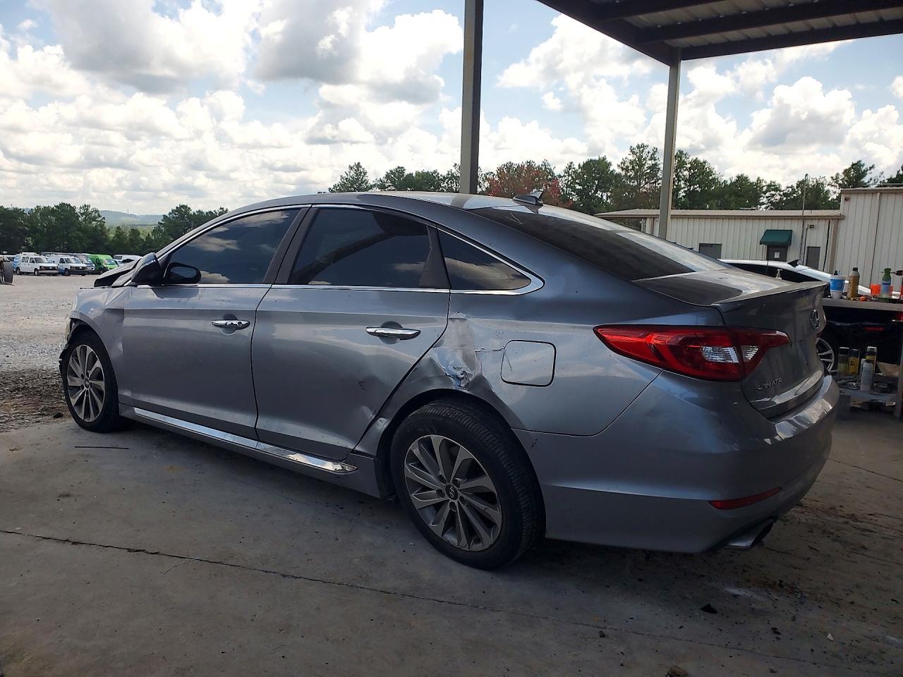 2015 Hyundai Sonata Sport Gray vin: 5NPE34AFXFH259646