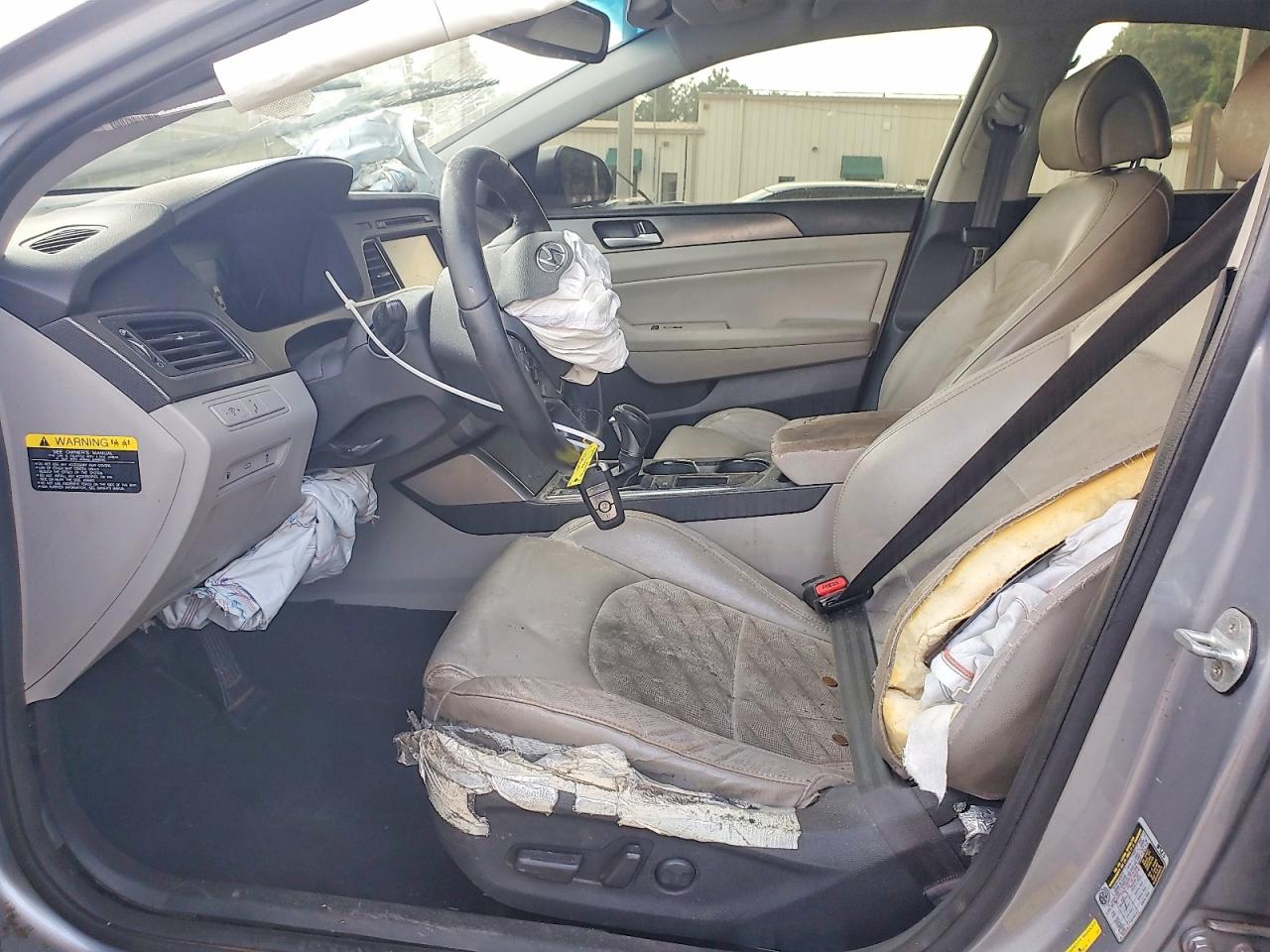2015 Hyundai Sonata Sport Gray vin: 5NPE34AFXFH259646