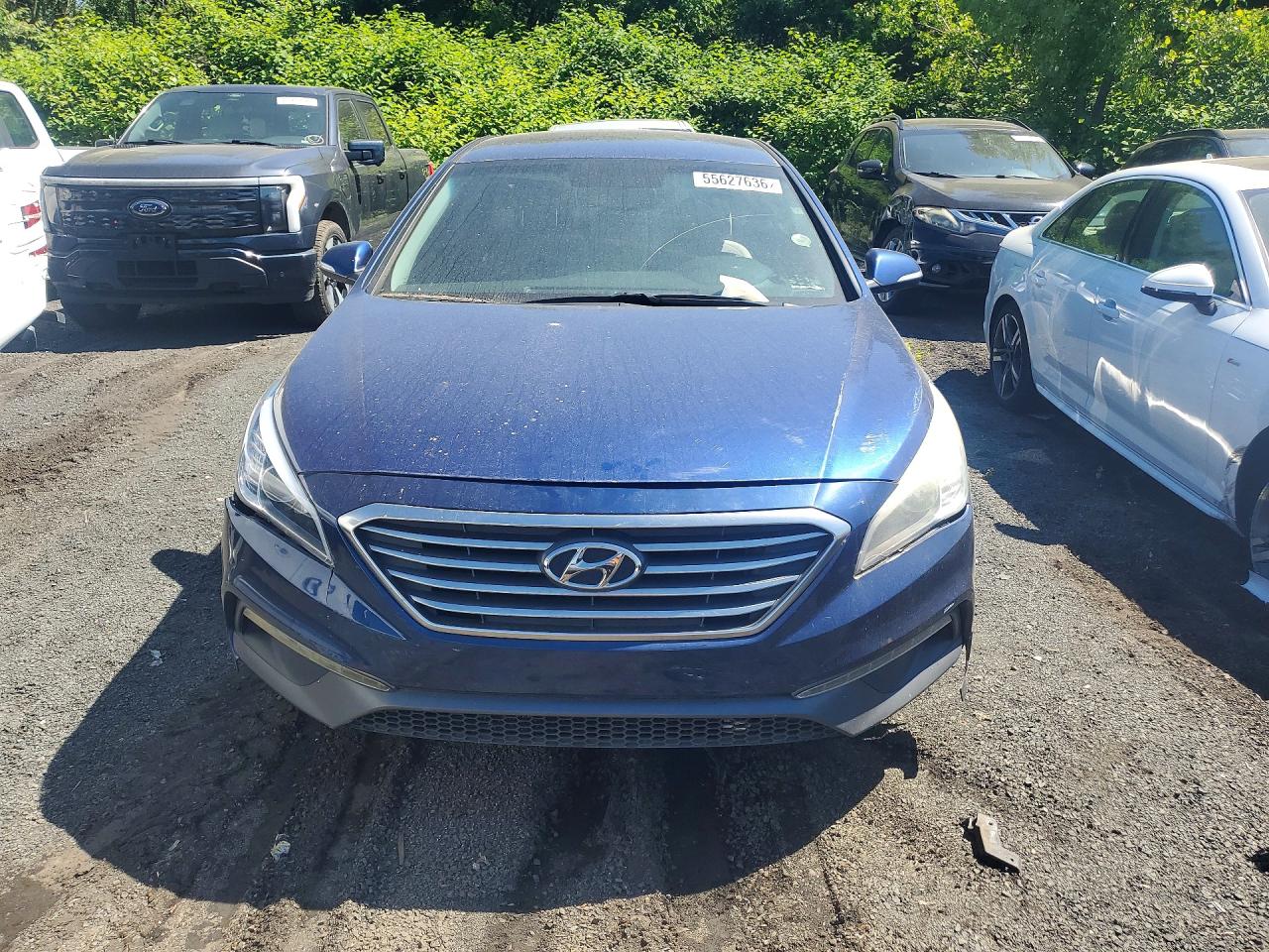 2016 Hyundai Sonata Sport Синий vin: 5NPE34AFXGH273998