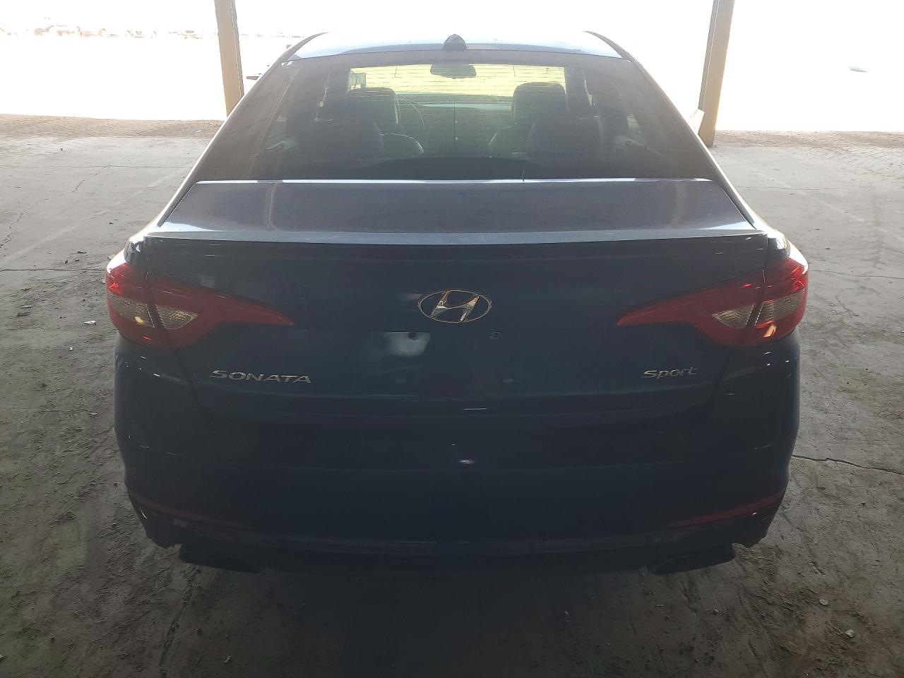 2016 Hyundai Sonata Sport Blue vin: 5NPE34AFXGH403746