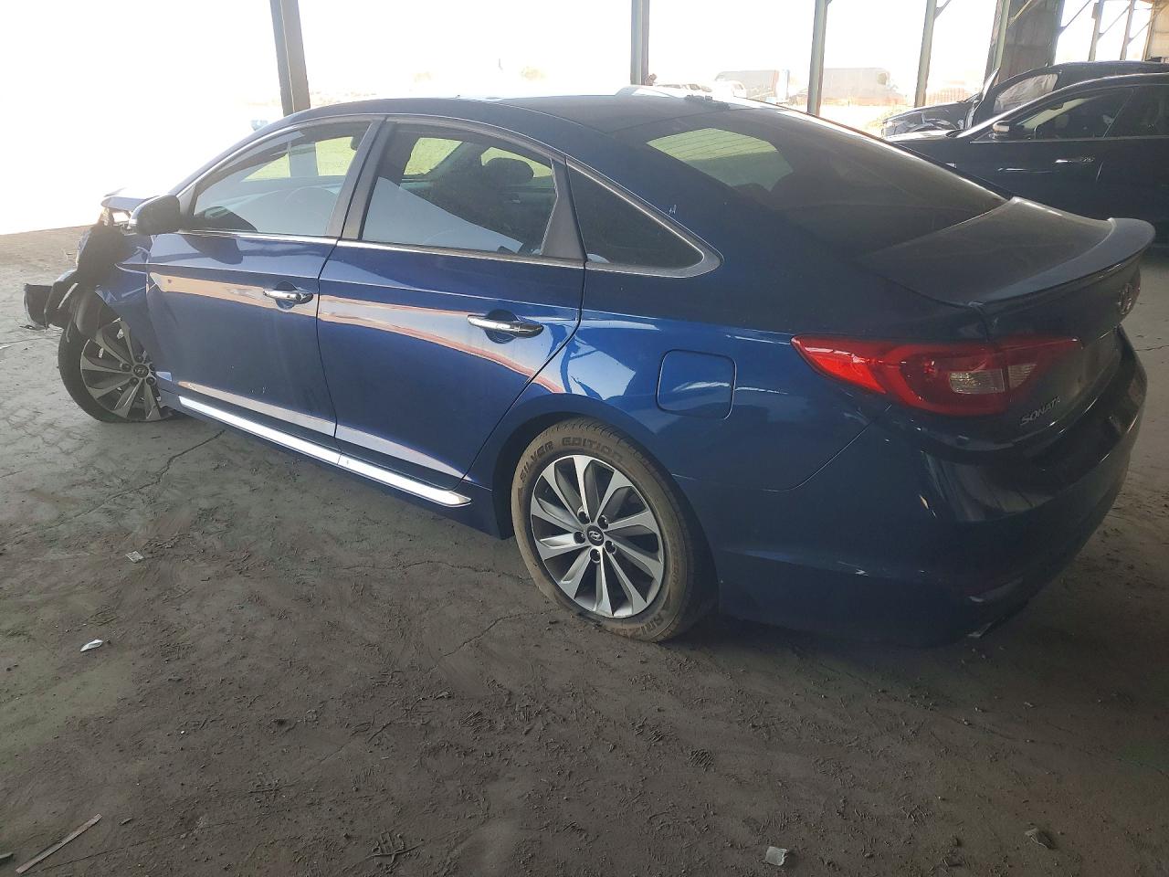 2016 Hyundai Sonata Sport Blue vin: 5NPE34AFXGH403746