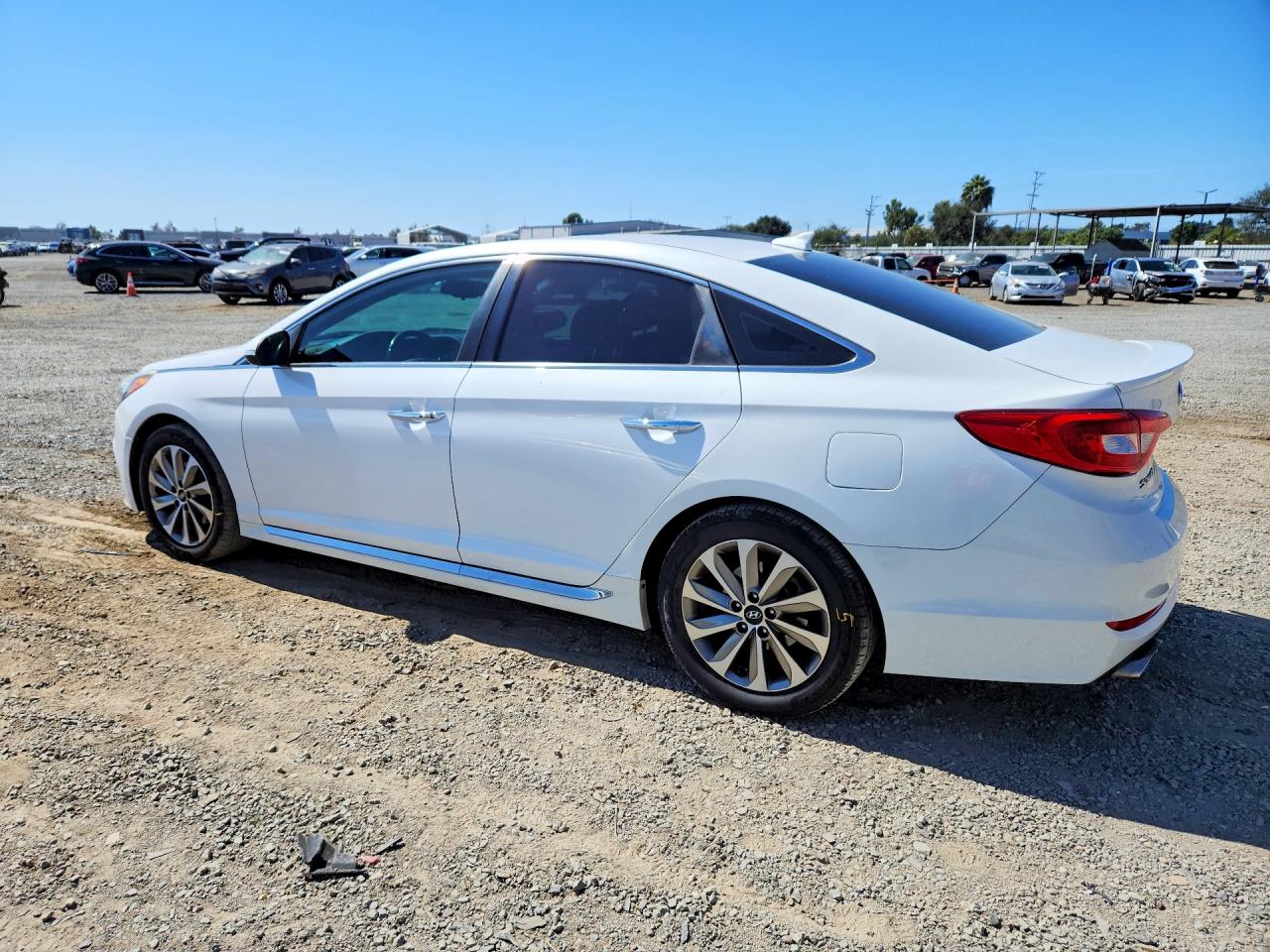 2016 Hyundai Sonata Sport White vin: 5NPE34AFXGH416903