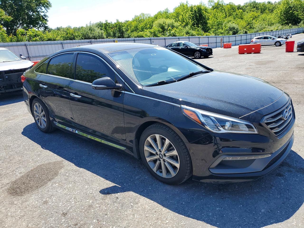 2016 Hyundai Sonata Limited Black vin: 5NPE34AFXGH427559