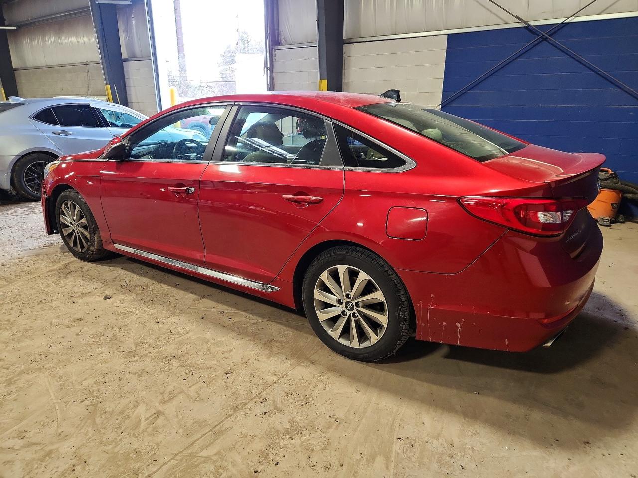 2017 Hyundai Sonata Sport Красный vin: 5NPE34AFXHH460837
