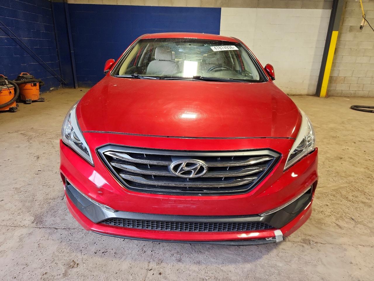 2017 Hyundai Sonata Sport Красный vin: 5NPE34AFXHH460837