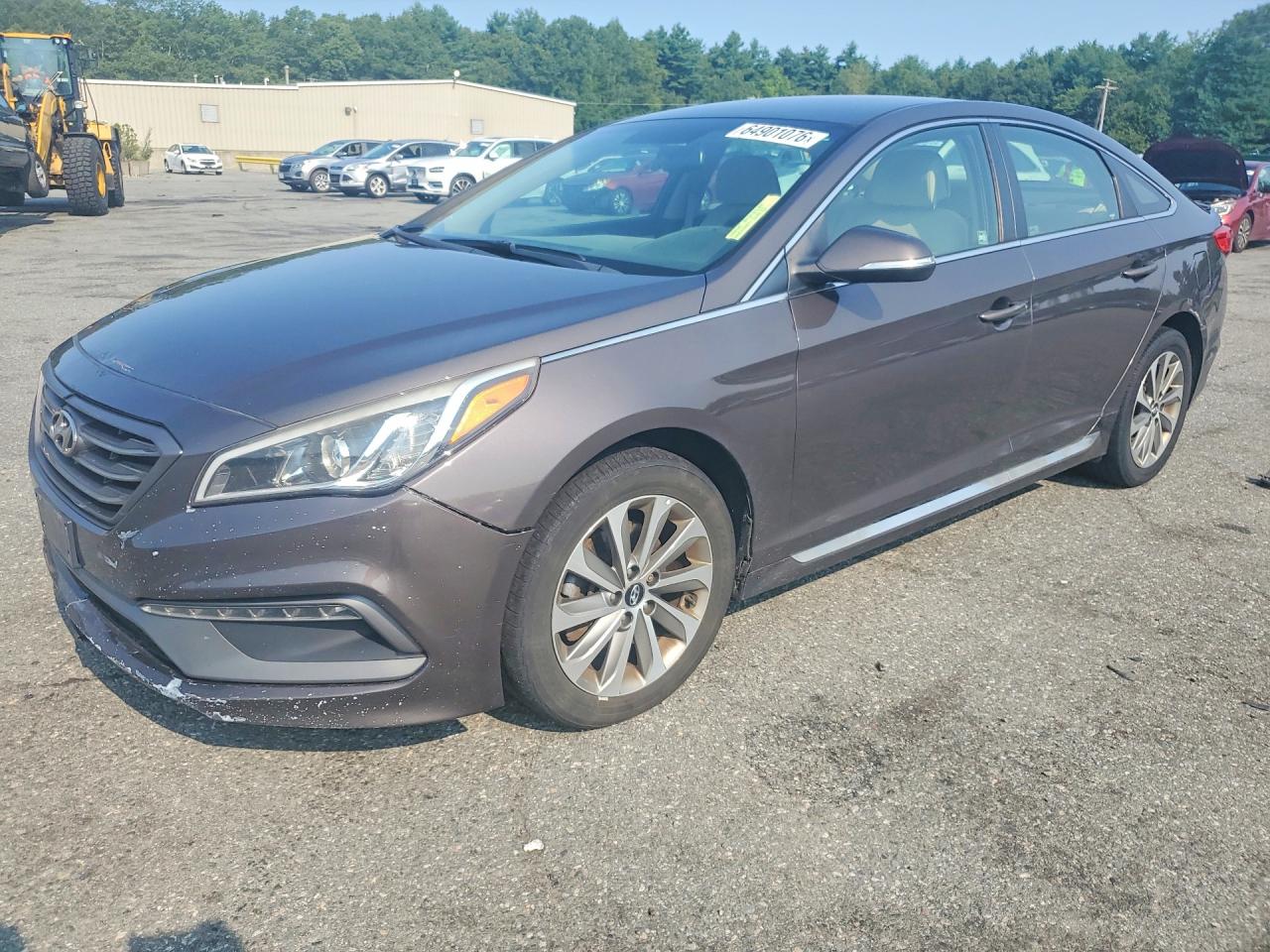 2017 Hyundai Sonata Sport Brown vin: 5NPE34AFXHH518929