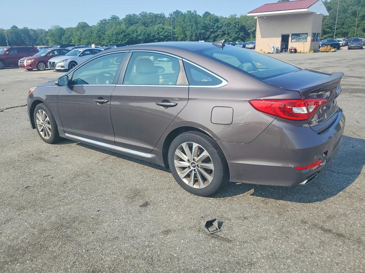 2017 Hyundai Sonata Sport Коричневый vin: 5NPE34AFXHH518929
