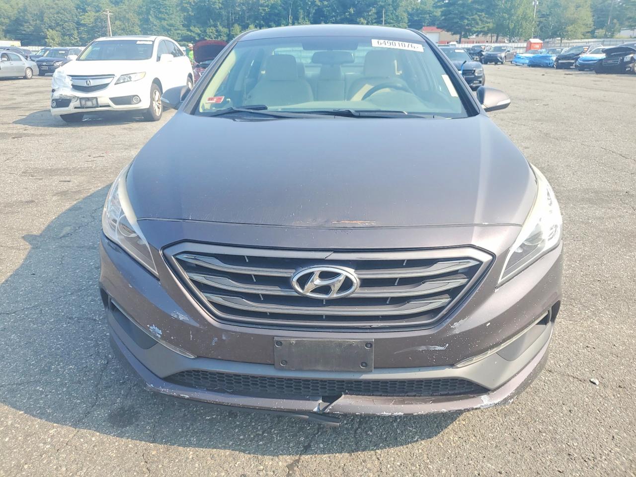 2017 Hyundai Sonata Sport Коричневый vin: 5NPE34AFXHH518929