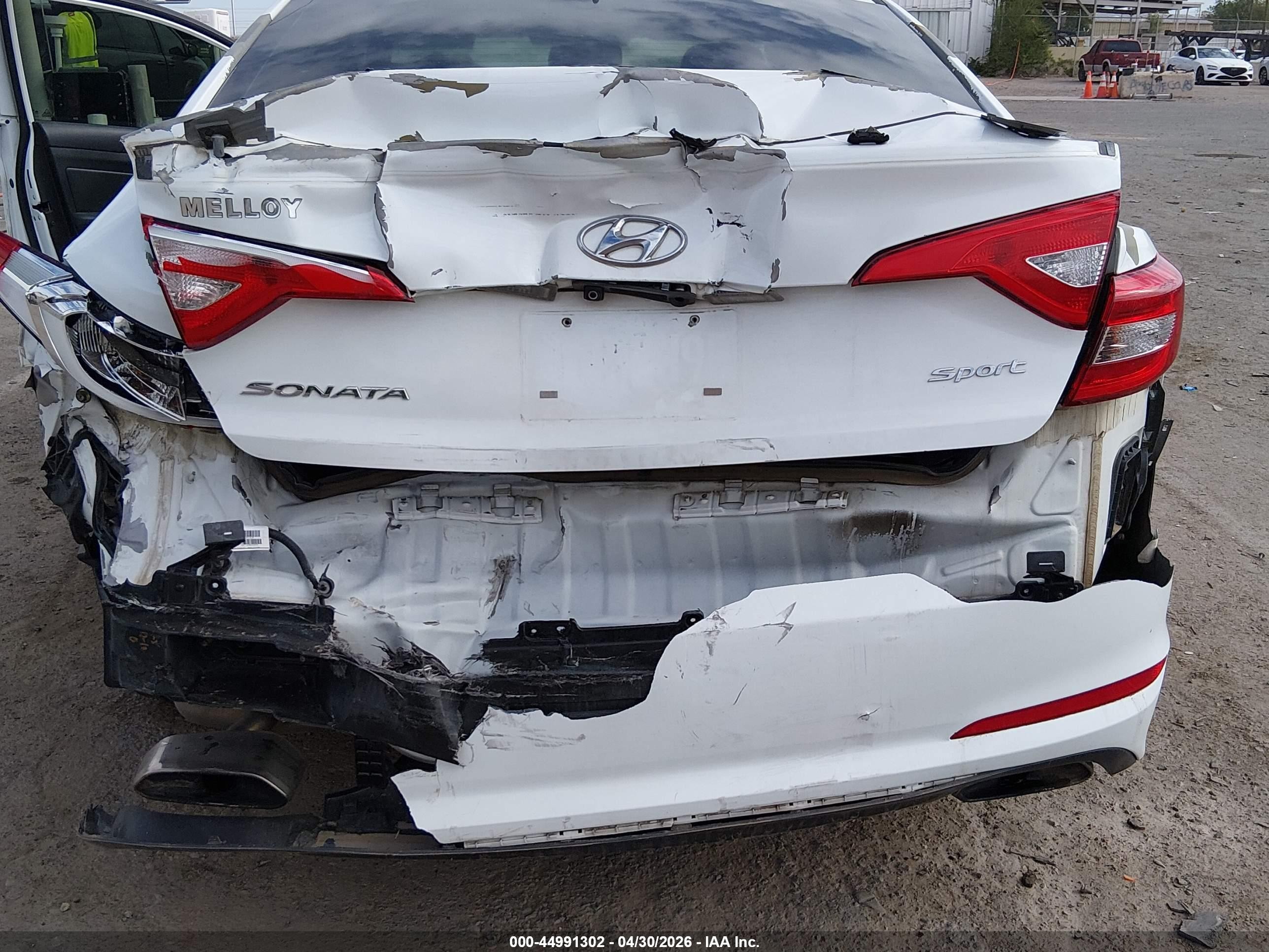 2017 Hyundai Sonata Sport White vin: 5NPE34AFXHH538467