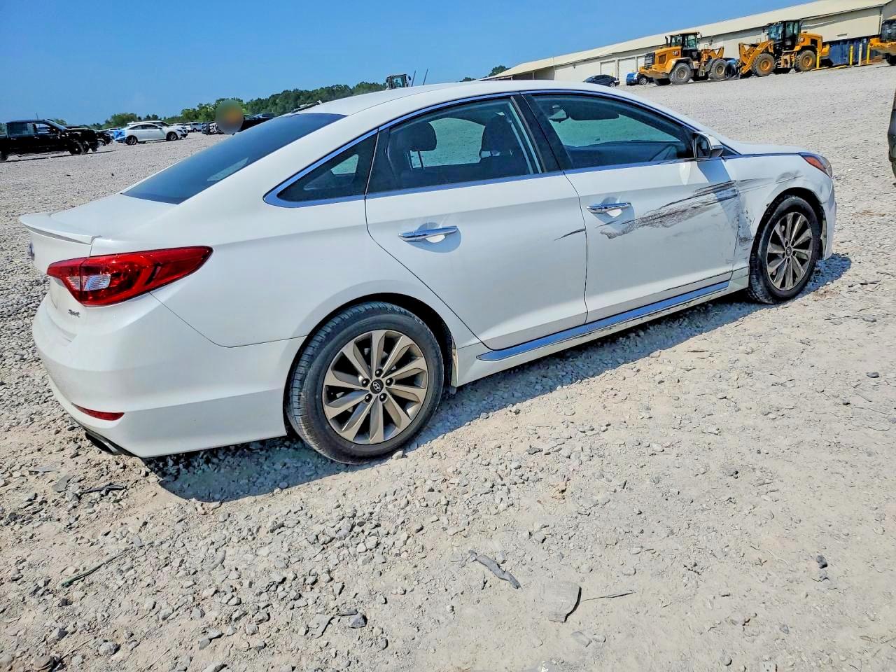 2017 Hyundai Sonata Sport White vin: 5NPE34AFXHH576815