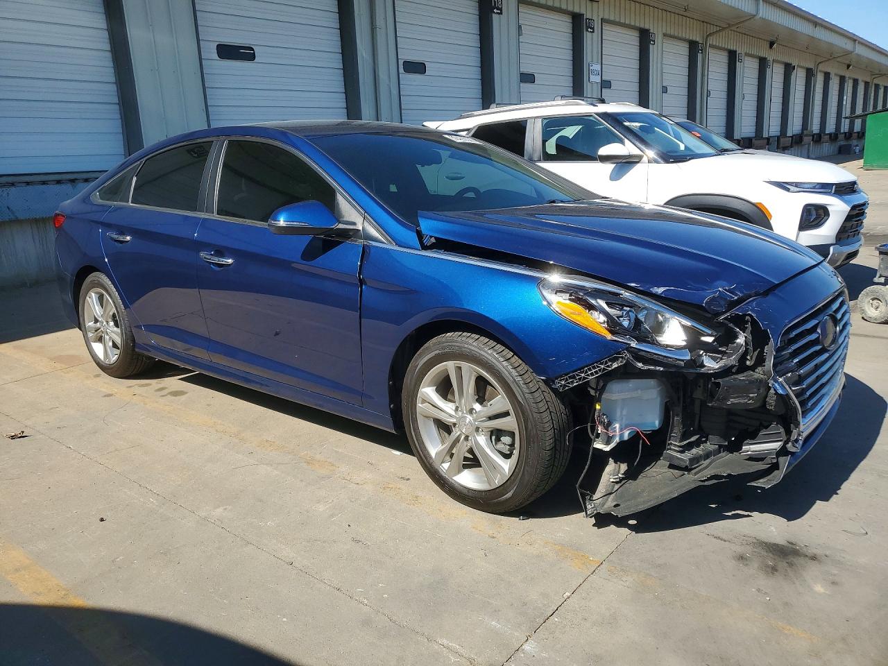 2018 Hyundai Sonata Sel Blue vin: 5NPE34AFXJH611343