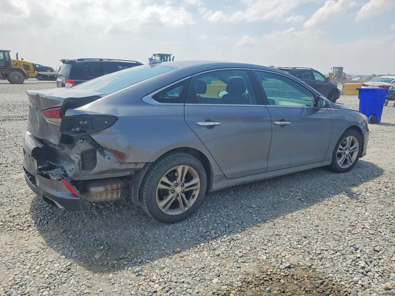 2018 Hyundai Sonata Sel Gray vin: 5NPE34AFXJH653706