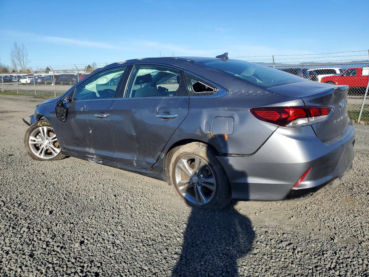 2019 Hyundai Sonata Limited Gray vin: 5NPE34AFXKH768730