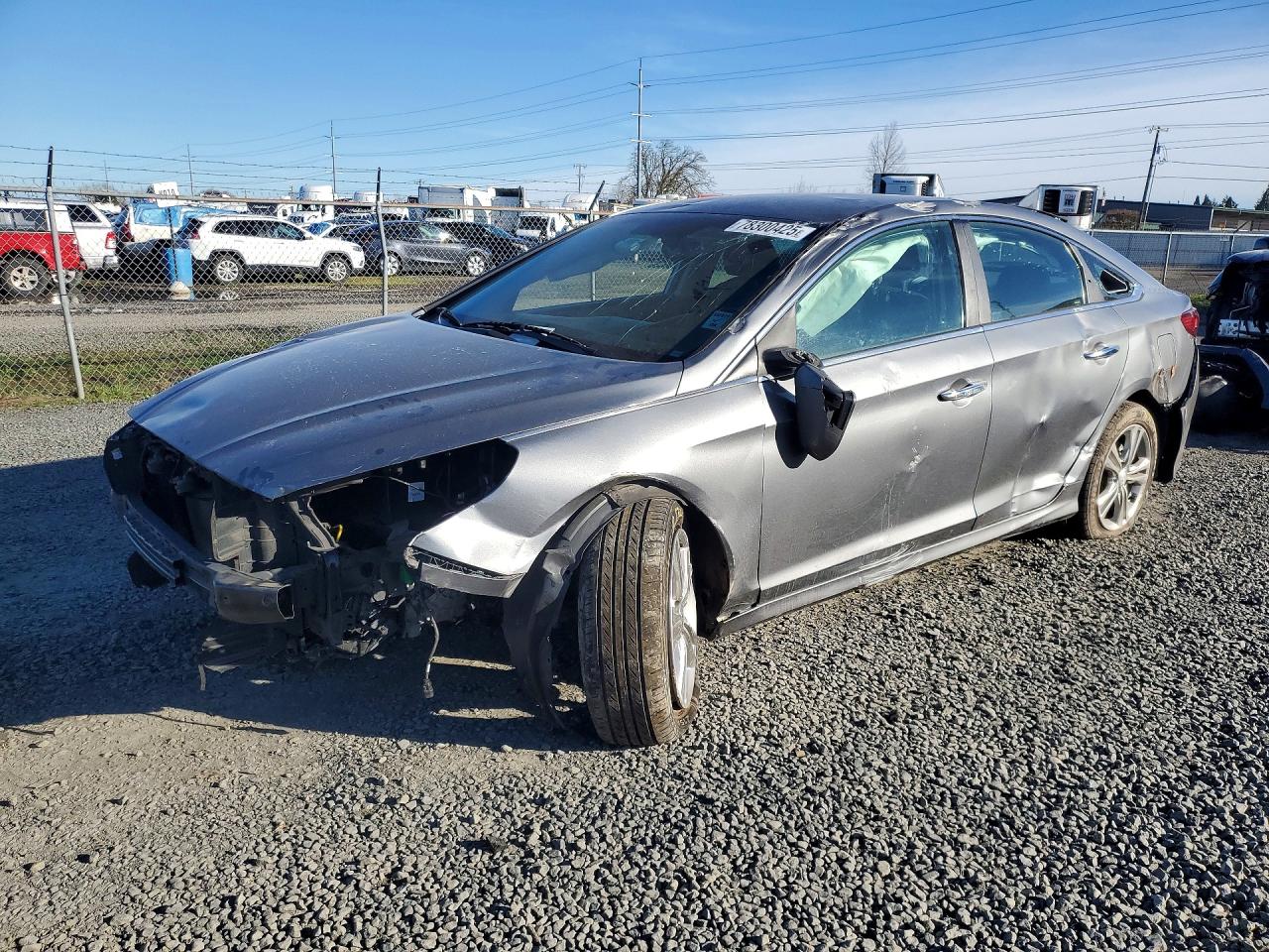 2019 Hyundai Sonata Limited Gray vin: 5NPE34AFXKH768730
