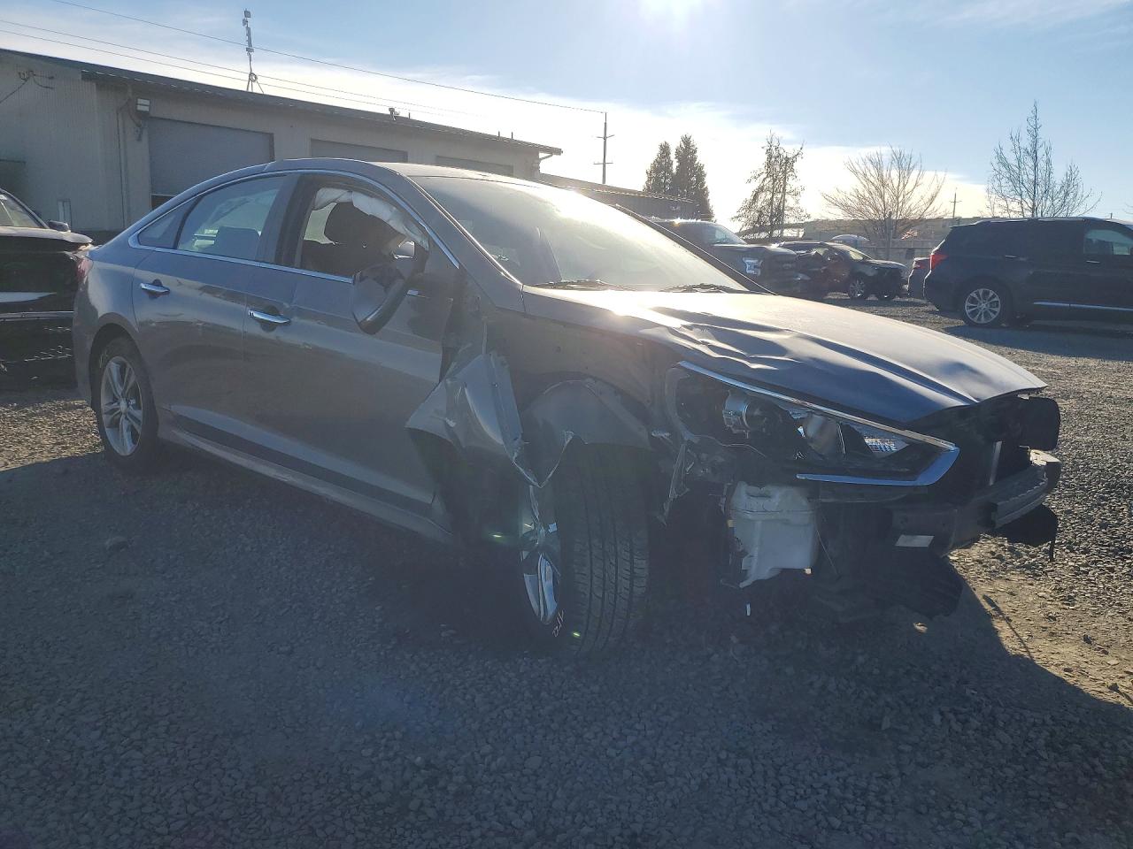 2019 Hyundai Sonata Limited Gray vin: 5NPE34AFXKH768730