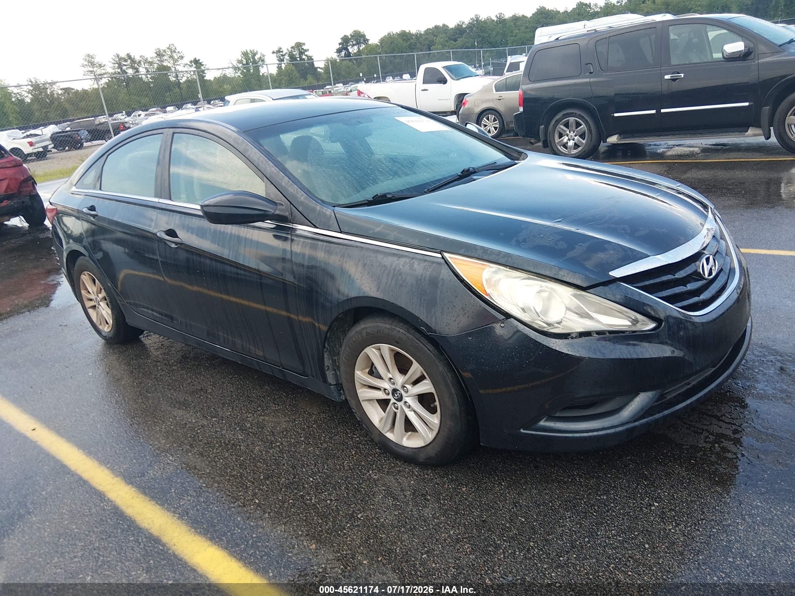 2011 Hyundai Sonata Gls Blue vin: 5NPEB4AC0BH006614