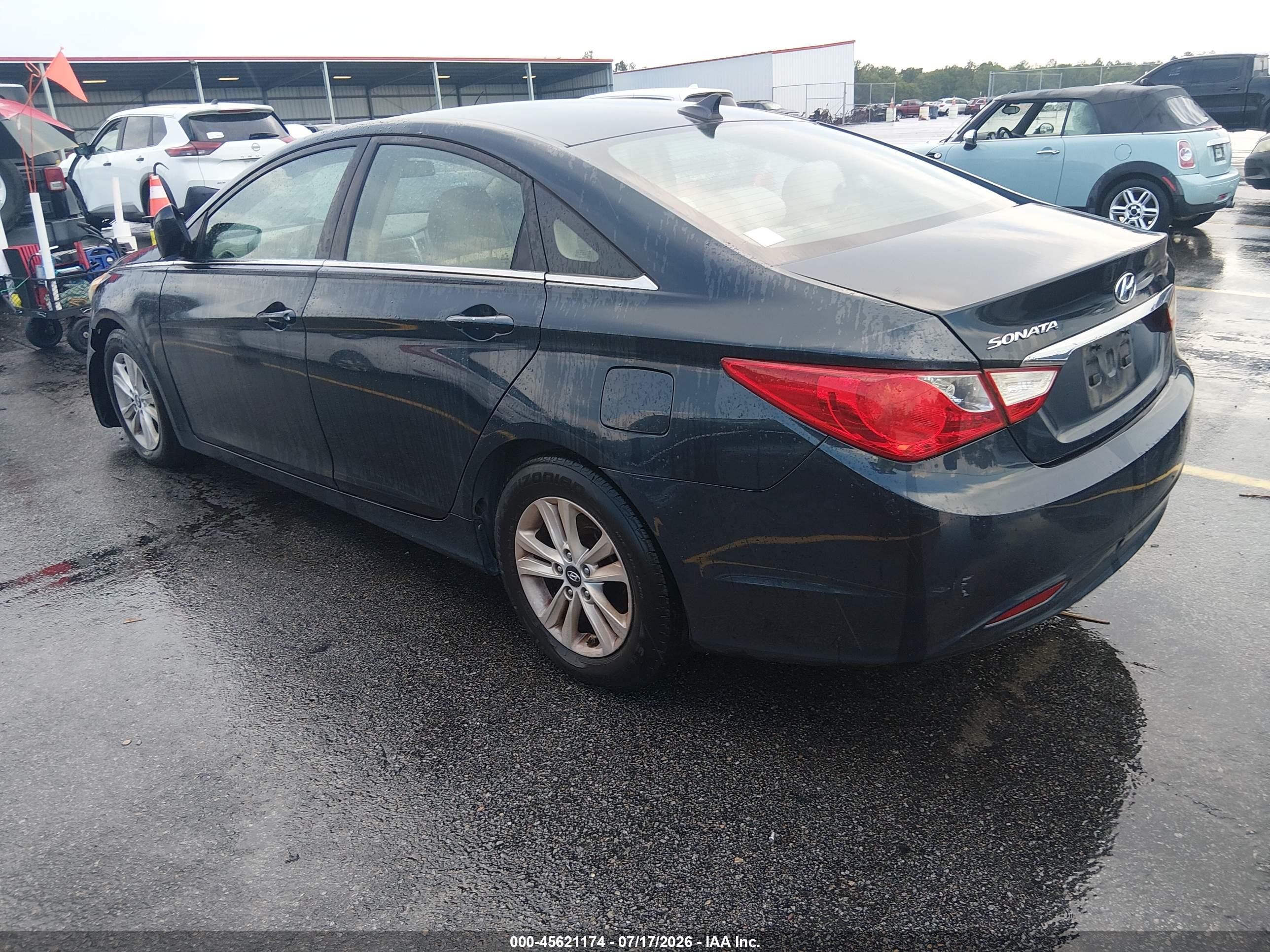2011 Hyundai Sonata Gls Blue vin: 5NPEB4AC0BH006614