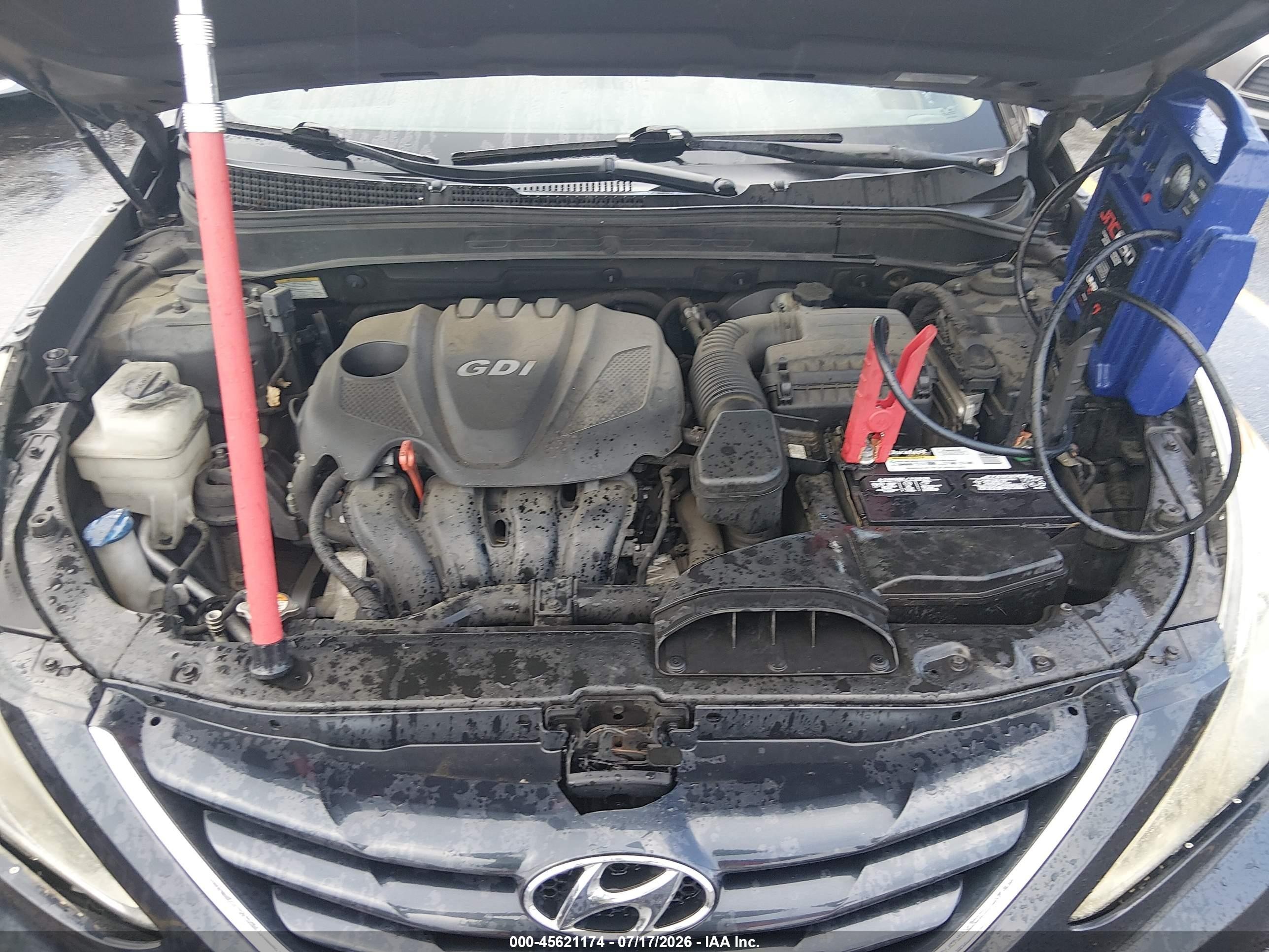 2011 Hyundai Sonata Gls Blue vin: 5NPEB4AC0BH006614