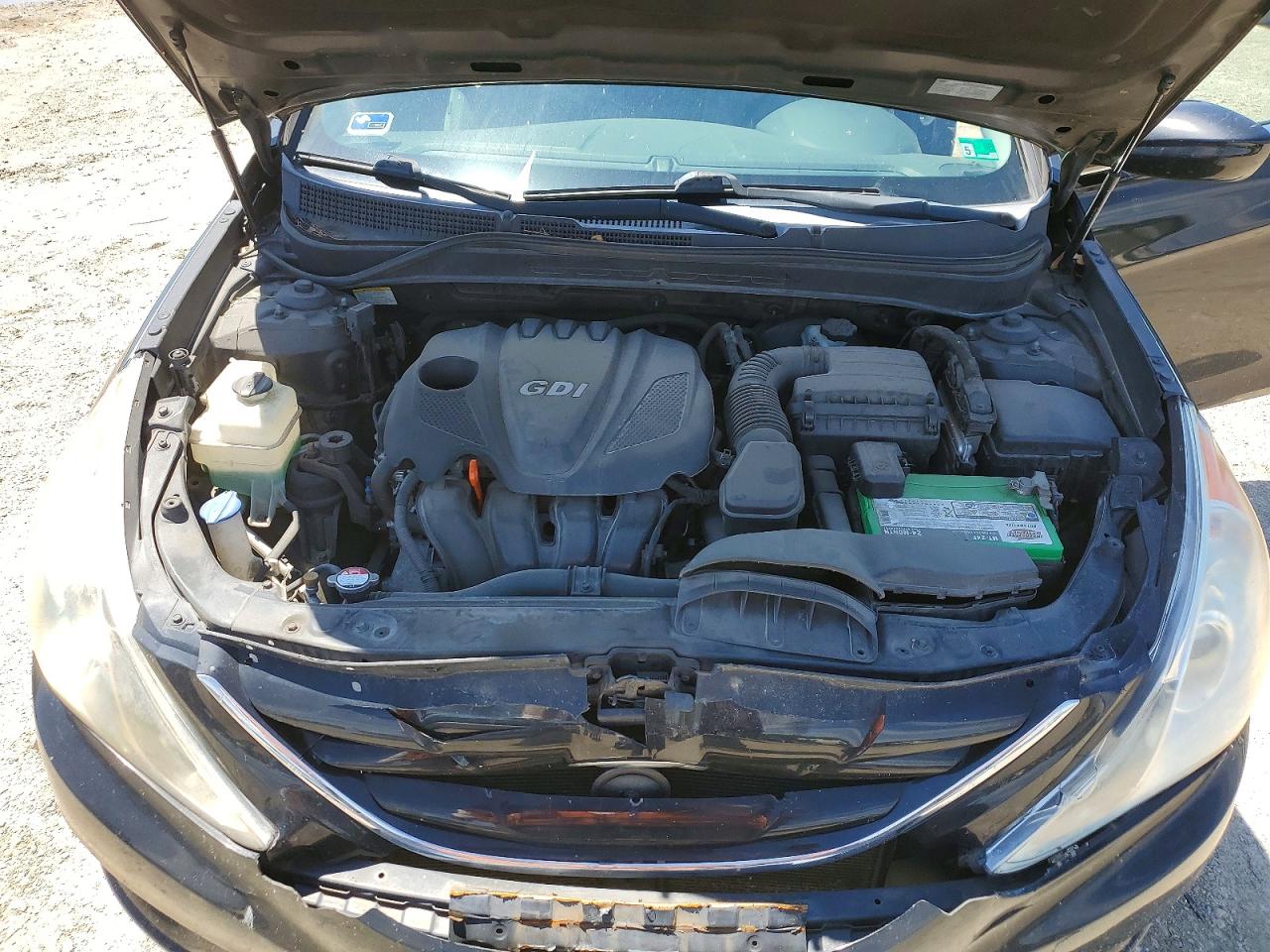 2011 Hyundai Sonata Gls Black vin: 5NPEB4AC0BH016852