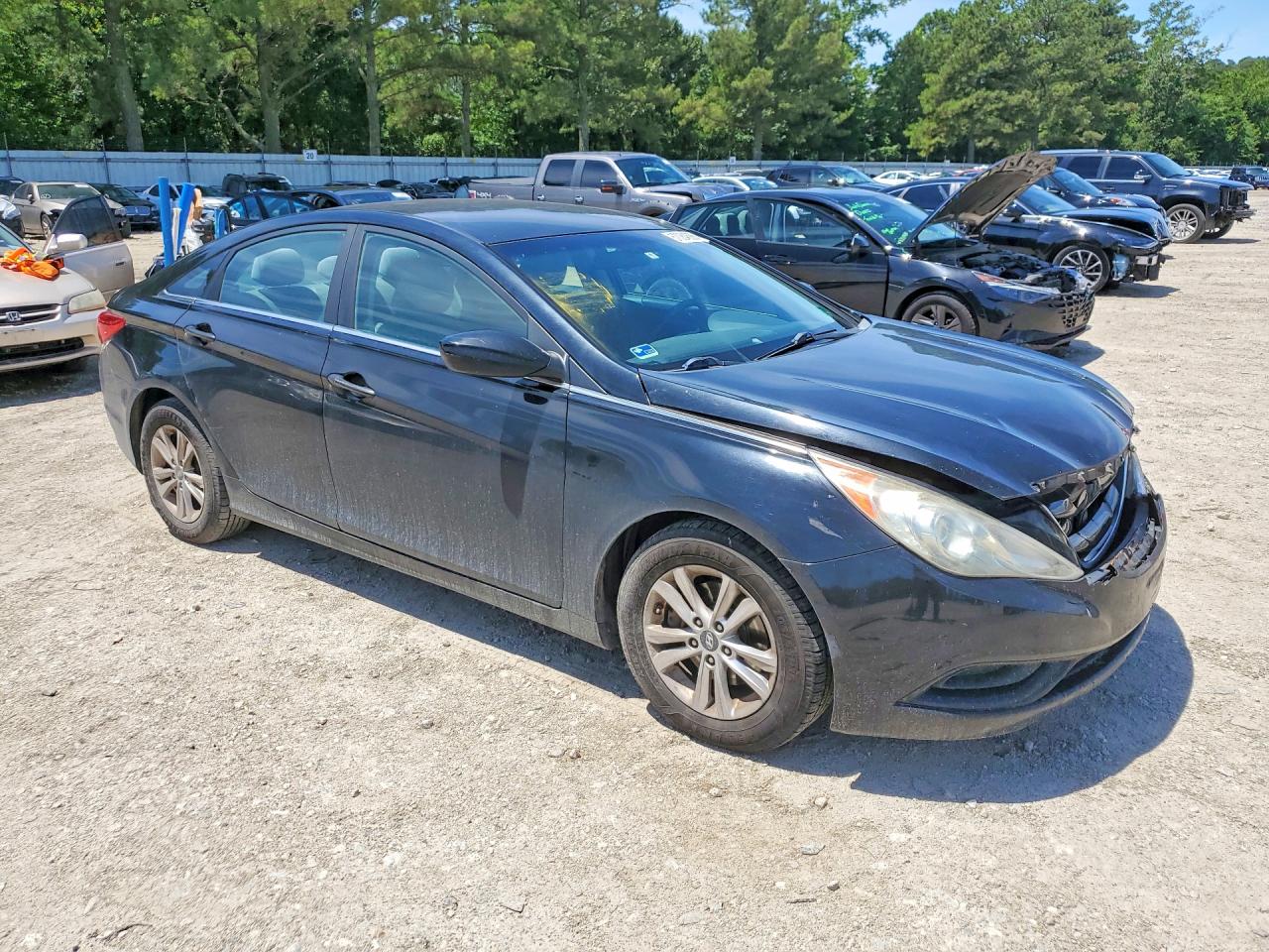 2011 Hyundai Sonata Gls Black vin: 5NPEB4AC0BH016852