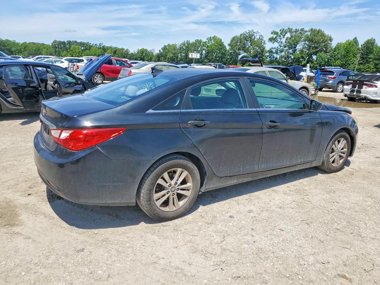 2011 Hyundai Sonata Gls Black vin: 5NPEB4AC0BH016852