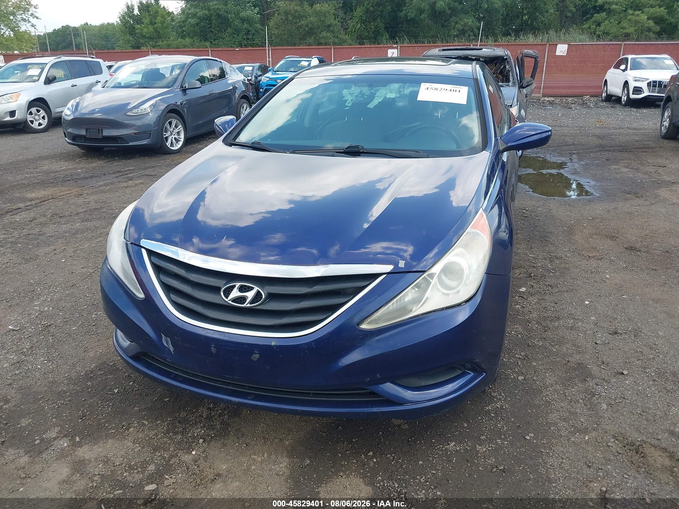 2011 Hyundai Sonata Gls Blue vin: 5NPEB4AC0BH017712
