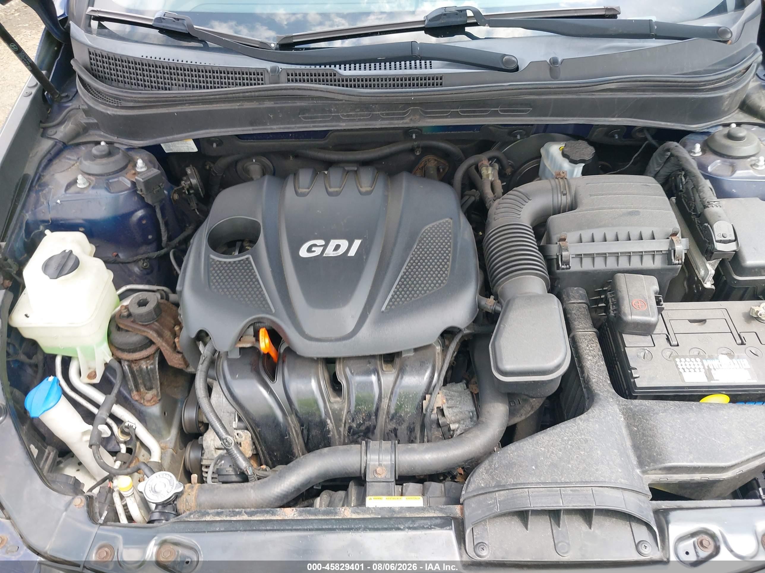 2011 Hyundai Sonata Gls Blue vin: 5NPEB4AC0BH017712