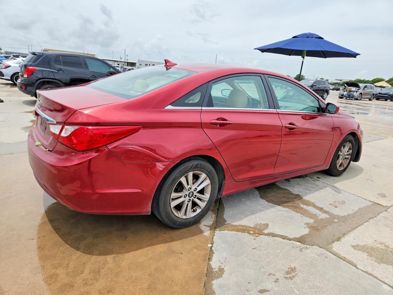 2011 Hyundai Sonata Gls Красный vin: 5NPEB4AC0BH046983