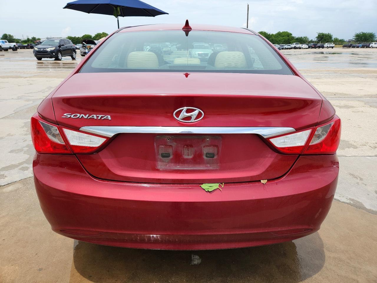 2011 Hyundai Sonata Gls Красный vin: 5NPEB4AC0BH046983