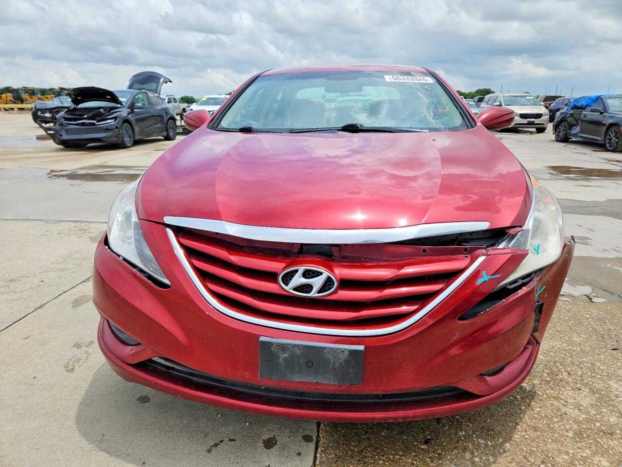 2011 Hyundai Sonata Gls Красный vin: 5NPEB4AC0BH046983
