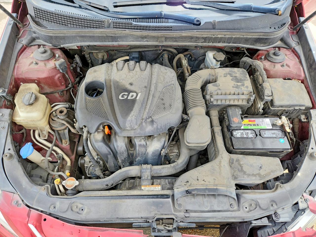 2011 Hyundai Sonata Gls Красный vin: 5NPEB4AC0BH046983