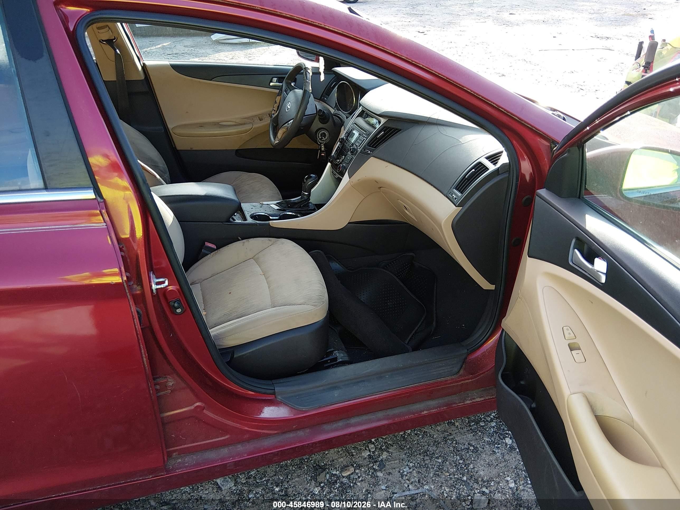2011 Hyundai Sonata Gls Maroon vin: 5NPEB4AC0BH048328