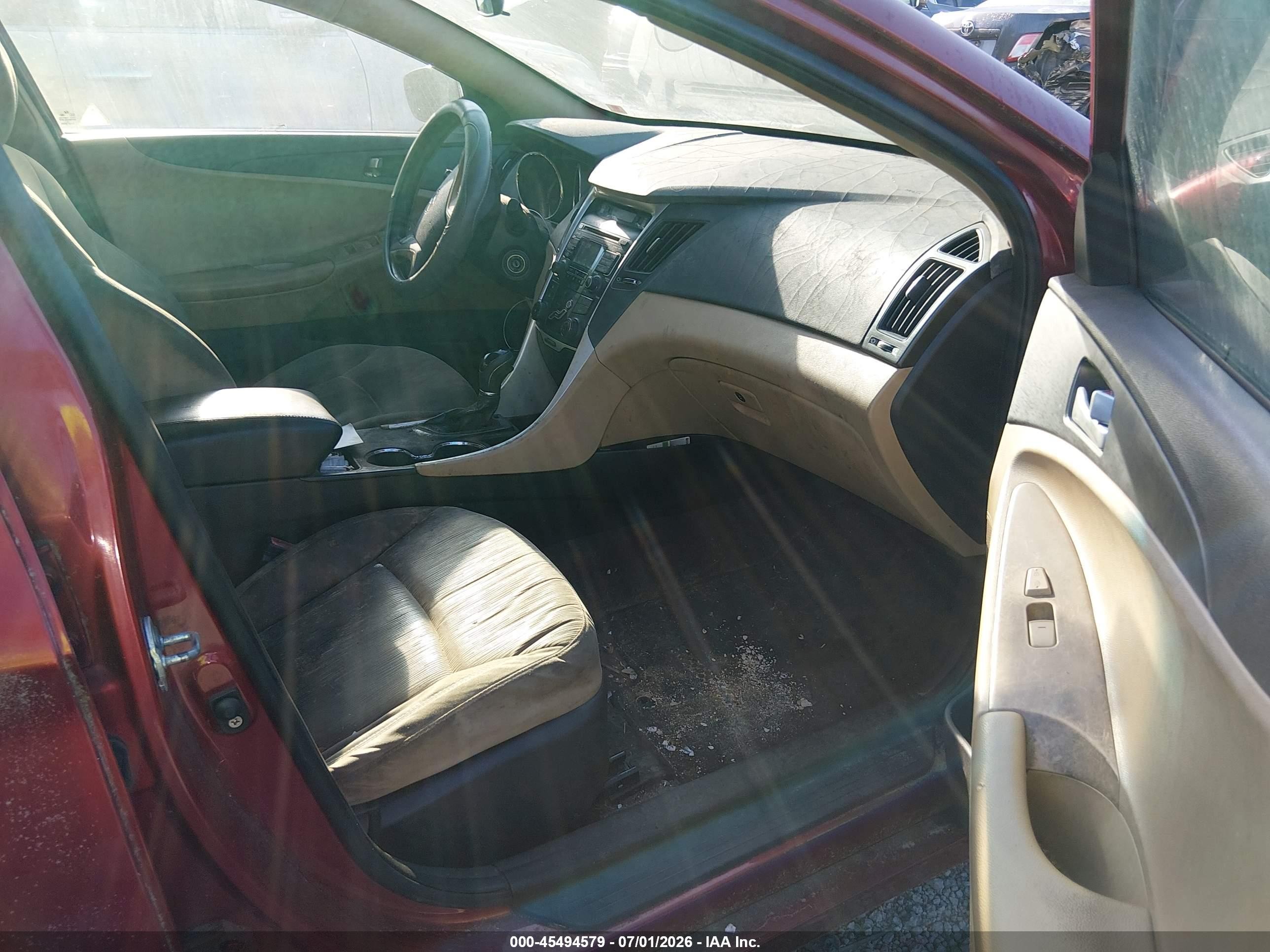 2011 Hyundai Sonata Gls Red vin: 5NPEB4AC0BH064187