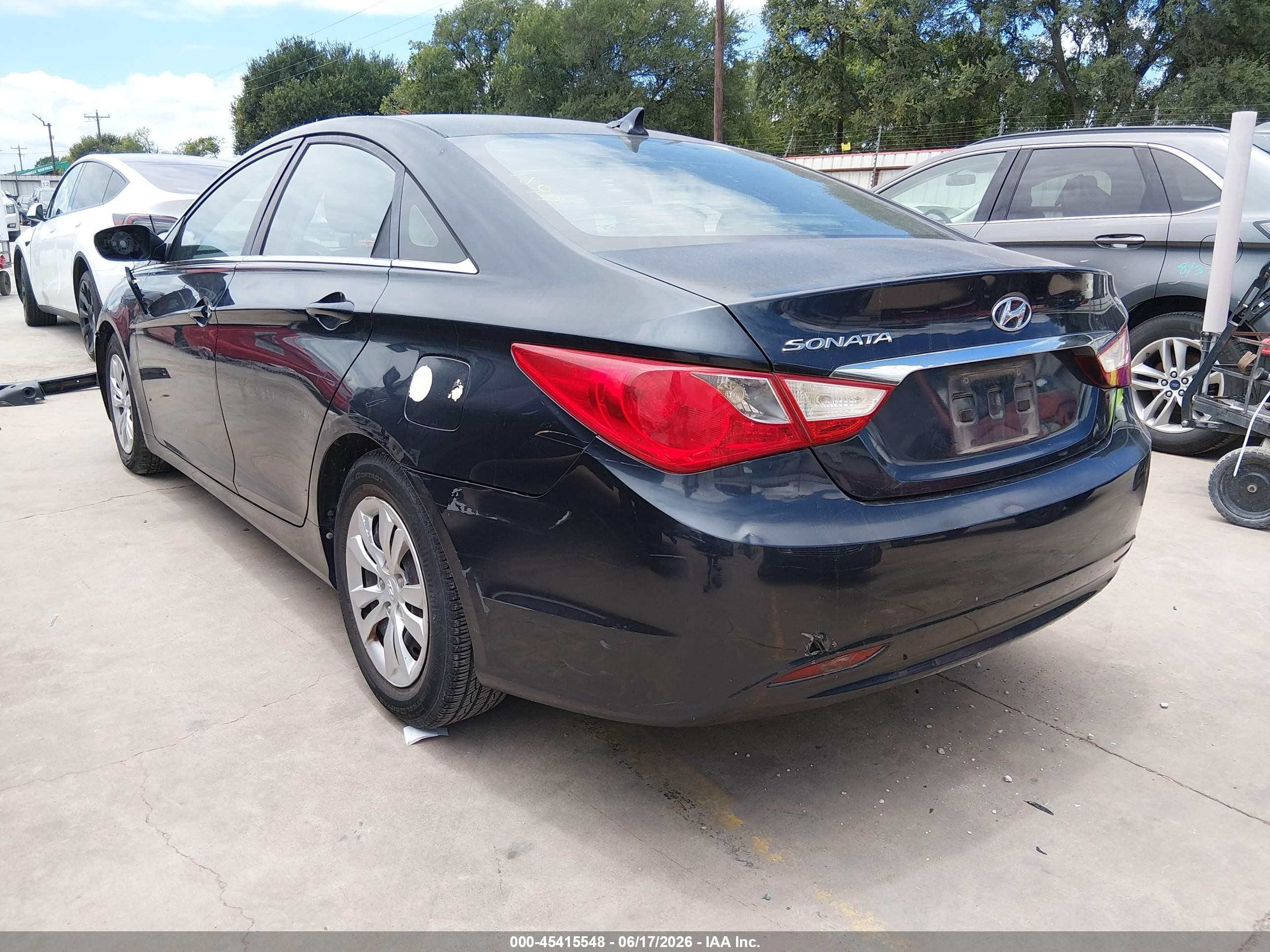 2011 Hyundai Sonata Gls Dark Blue vin: 5NPEB4AC0BH071897