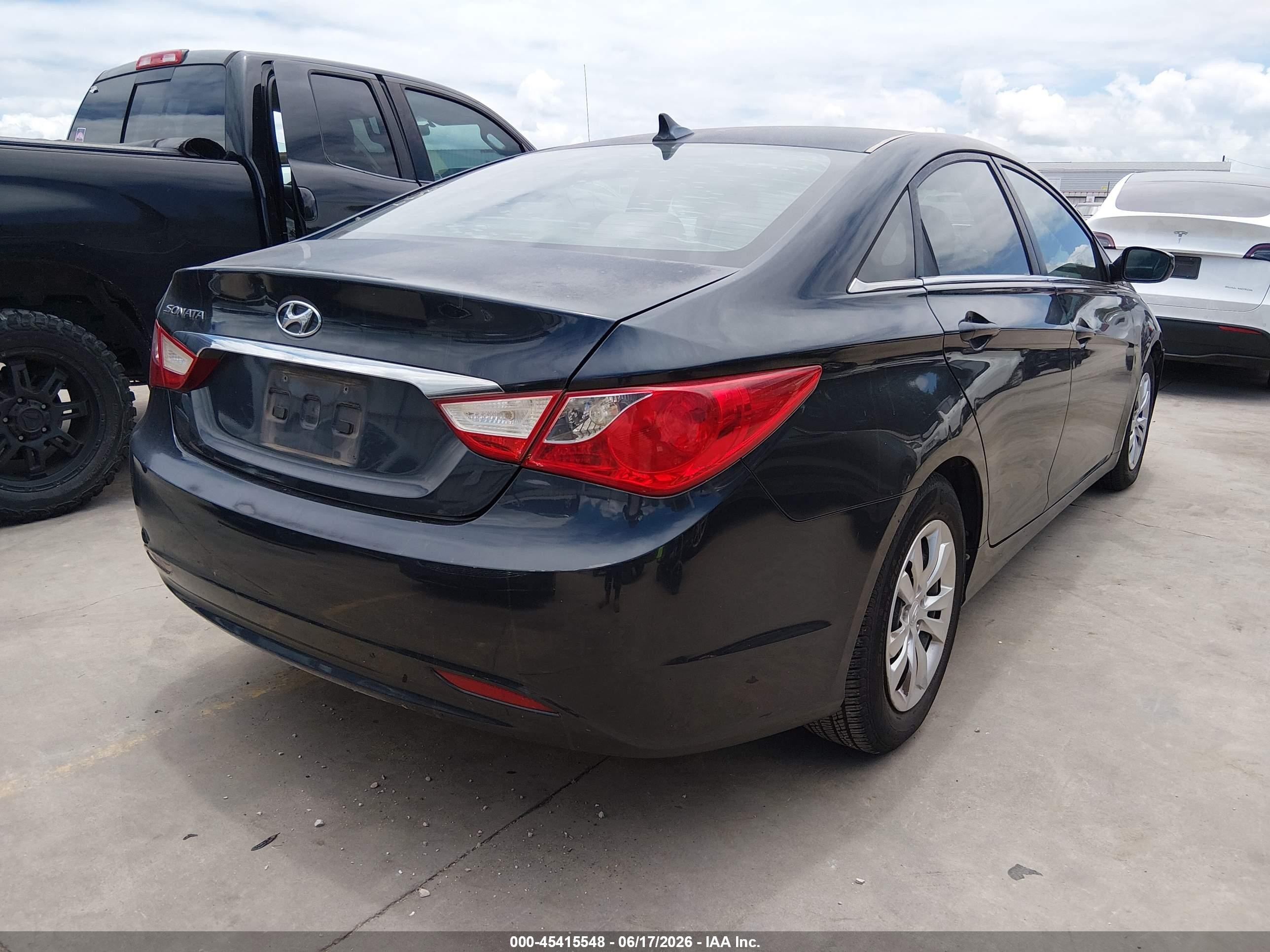 2011 Hyundai Sonata Gls Dark Blue vin: 5NPEB4AC0BH071897