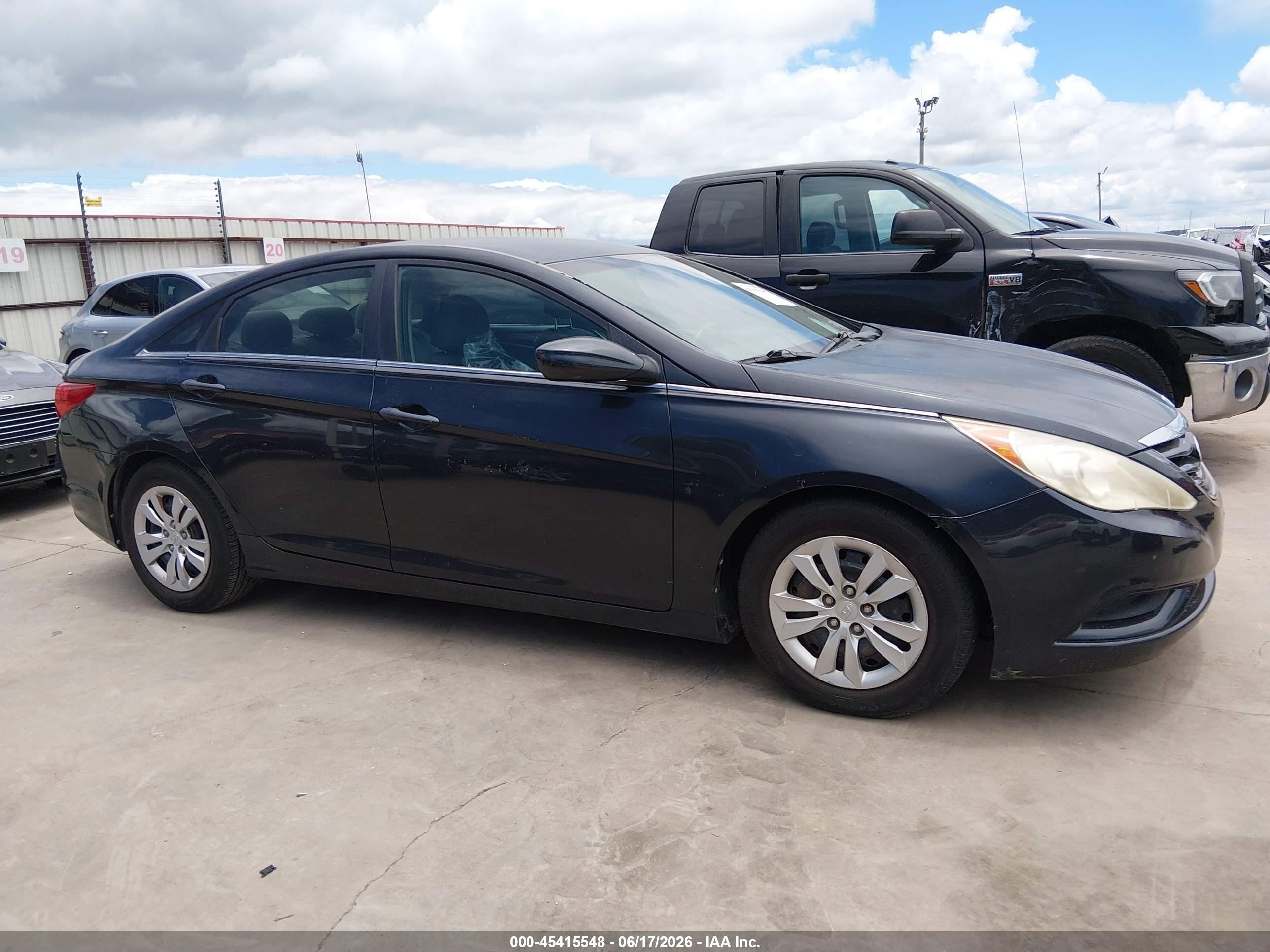 2011 Hyundai Sonata Gls Dark Blue vin: 5NPEB4AC0BH071897