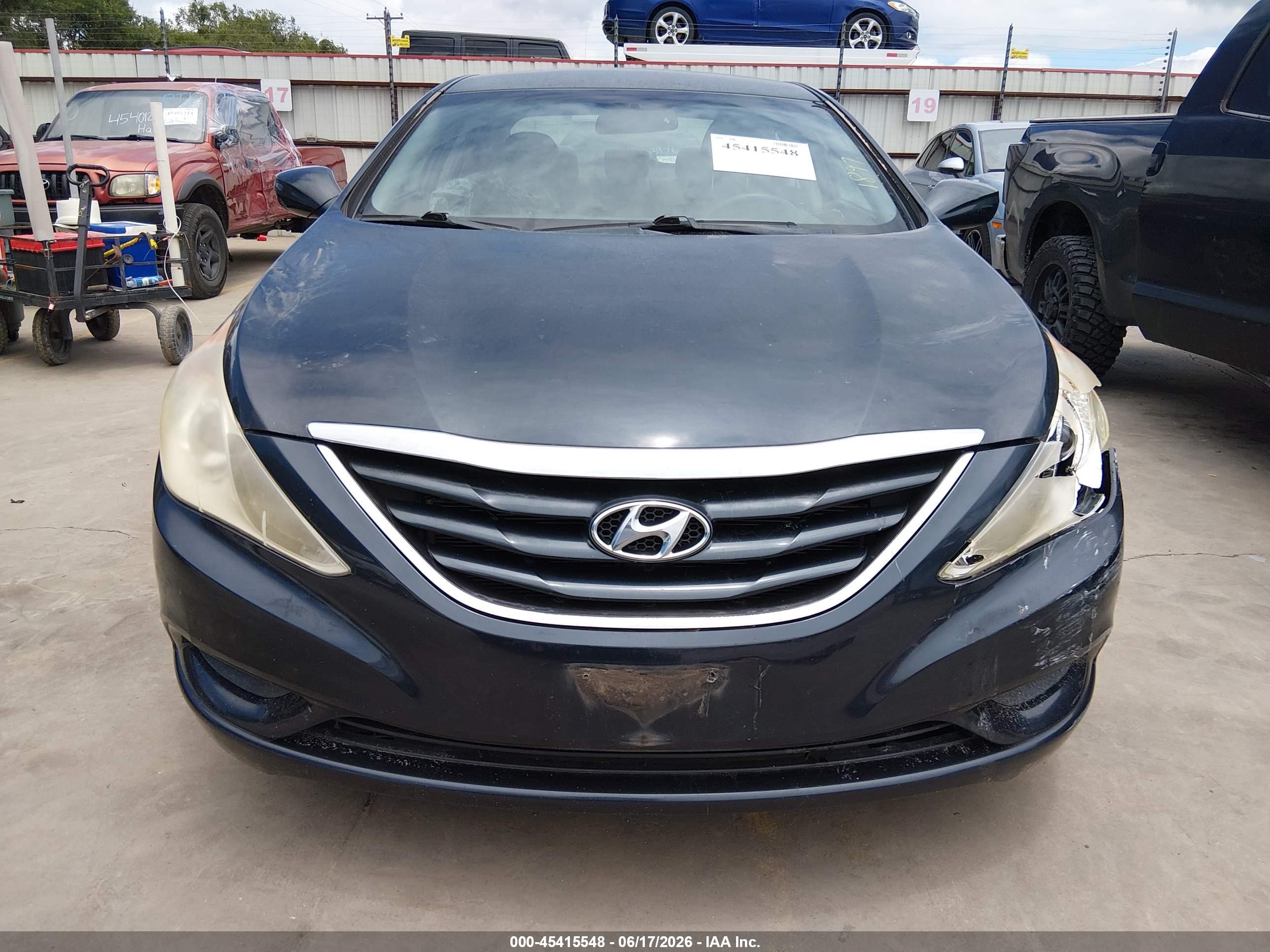 2011 Hyundai Sonata Gls Dark Blue vin: 5NPEB4AC0BH071897