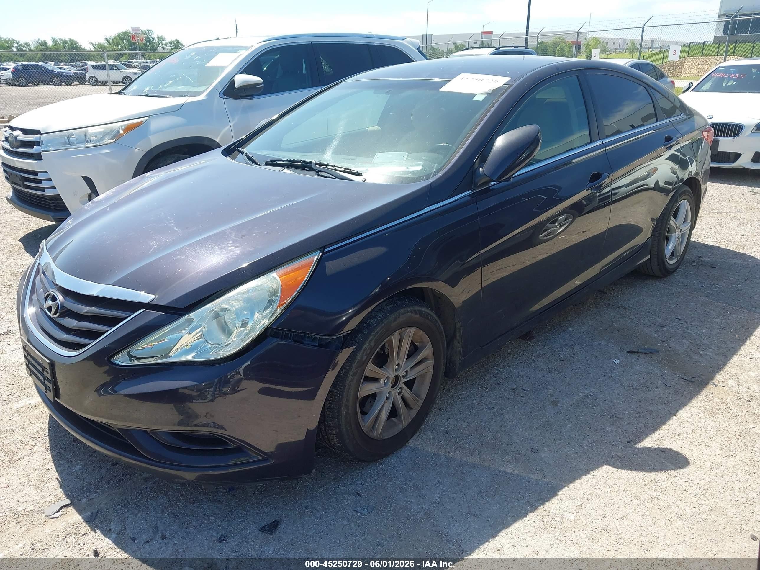 2011 Hyundai Sonata Gls Black vin: 5NPEB4AC0BH085735