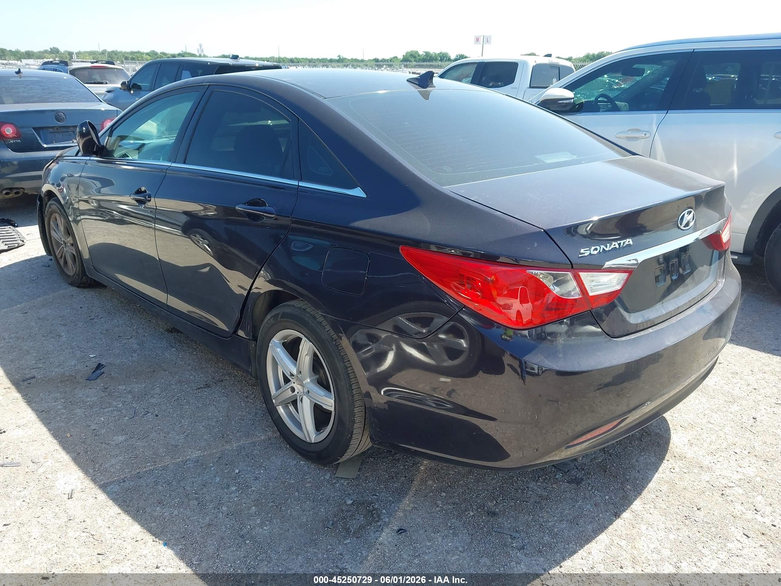 2011 Hyundai Sonata Gls Black vin: 5NPEB4AC0BH085735