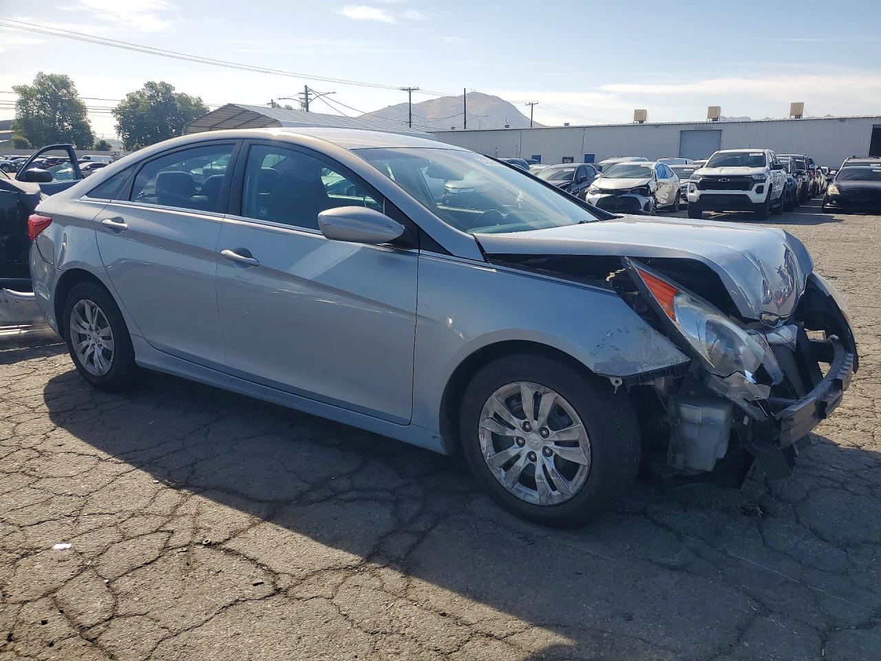 2011 Hyundai Sonata Gls Blue vin: 5NPEB4AC0BH087243